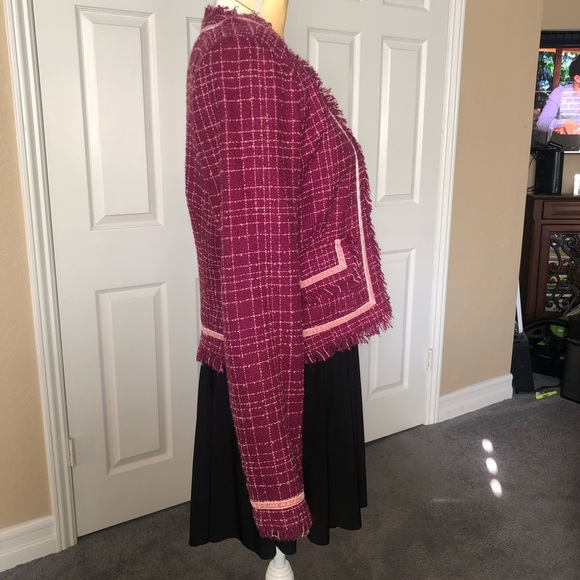 RAMPAGE BLAZER JACKET SIZE M WINE/PINK - Picture 6 of 15